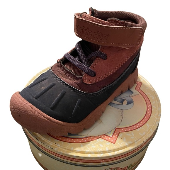 Stride Rite Kids' Brown and Blue Shoes Size US 9M - Picture 2 of 6